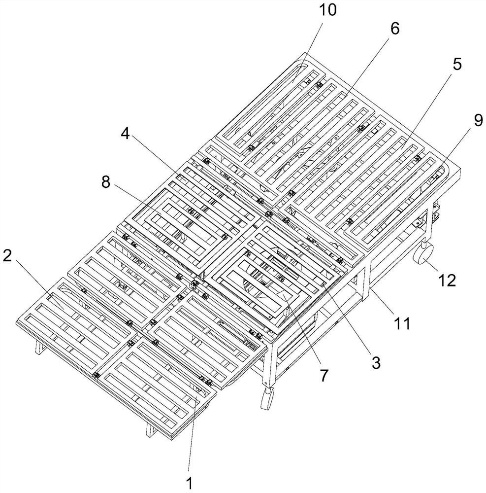 一种可变形的智能护理床