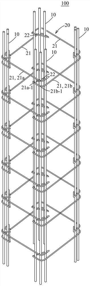 建筑物钢筋立体结构及其制作方法