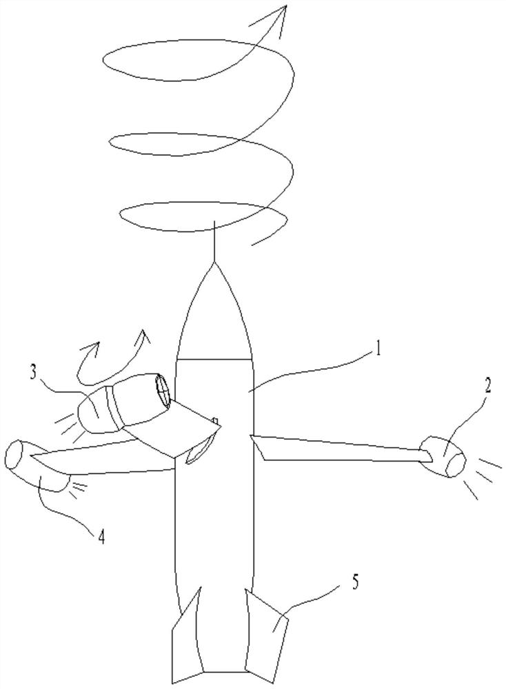 具有多机翼同步折叠机构的无人机
