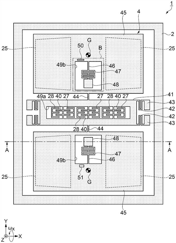 陀螺仪传感器、电子设备及移动体