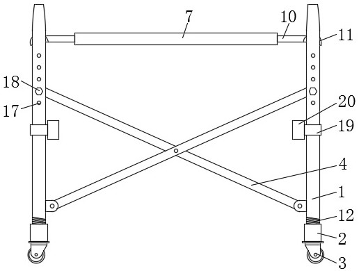 一种建筑施工用脚手架