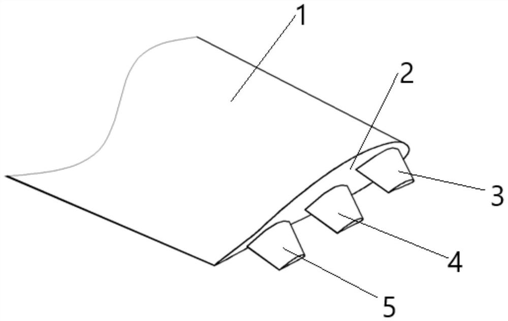 一种等载荷的三片式翼梢帆片结构及其设计方法