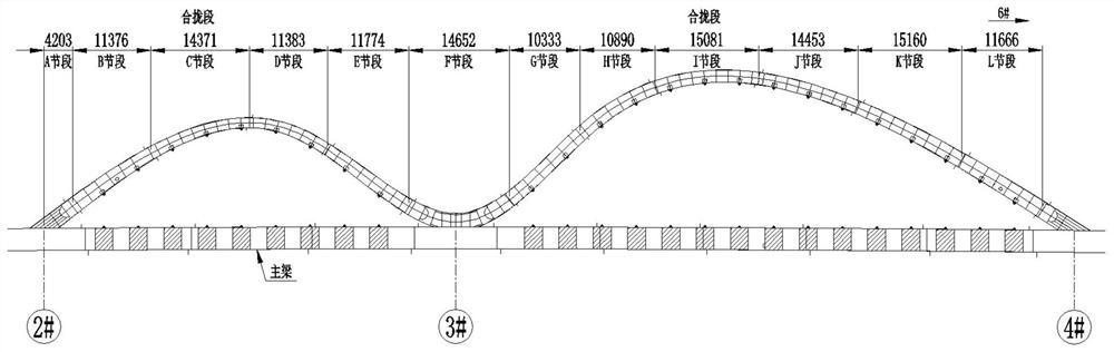 异形截面箱式钢结构流线型钢拱制造方法