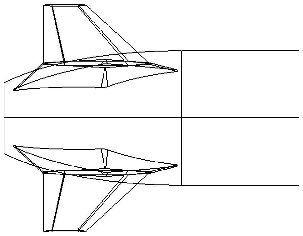 一种增稳减阻的飞行器尾部构型