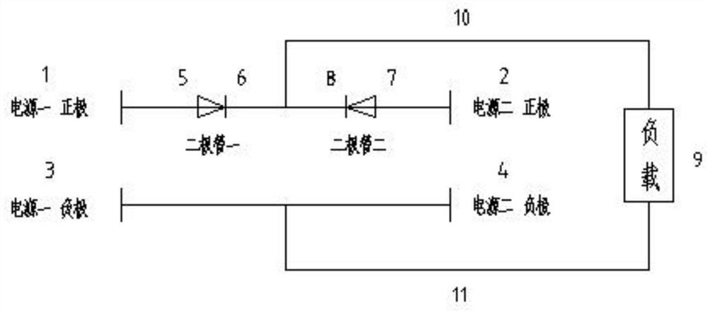 一种无扰动自动切换直流稳压双电源的方法