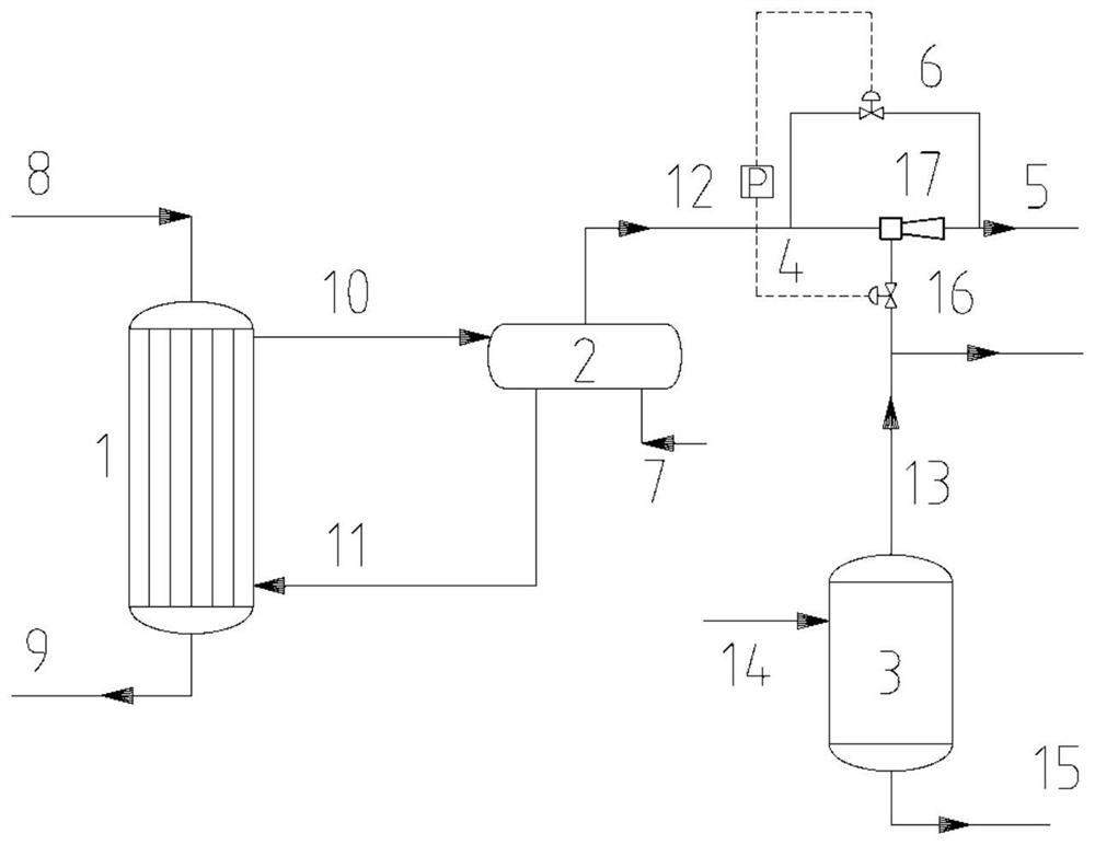 一种综合利用反应器汽包蒸汽的节能装置和方法