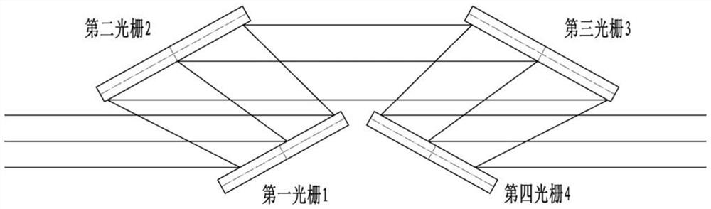 预置空间啁啾的激光脉宽压缩系统