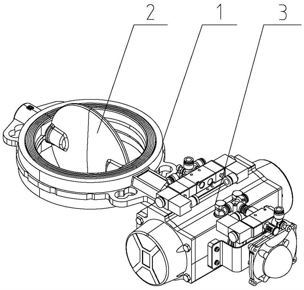 一种气体比例蝶阀