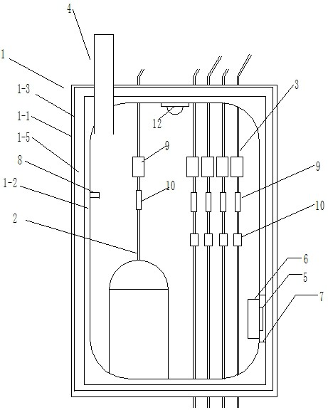 一种化学气相沉积法玻璃车床料柜及使用方法