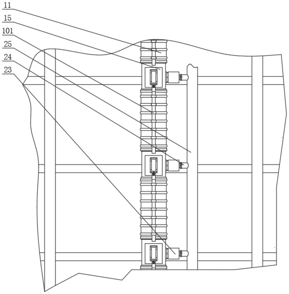 房屋建筑施工用废料转运装置