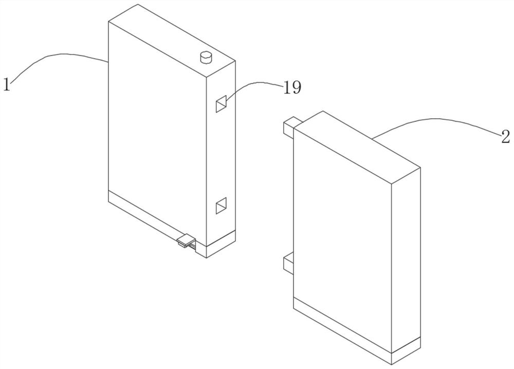 一种采用集成饰面层的建筑装修用装配式隔墙