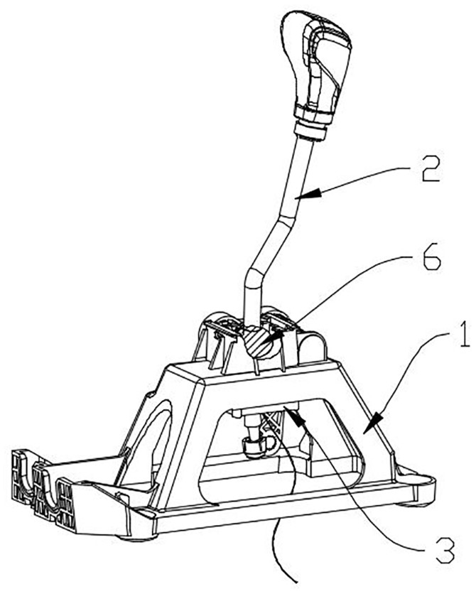 一种汽车手动换挡结构