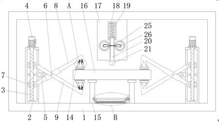 一种具有自清理机构的建筑施工用墙板抗震强度检测装置