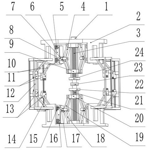 一种正反旋丝杠控制开关