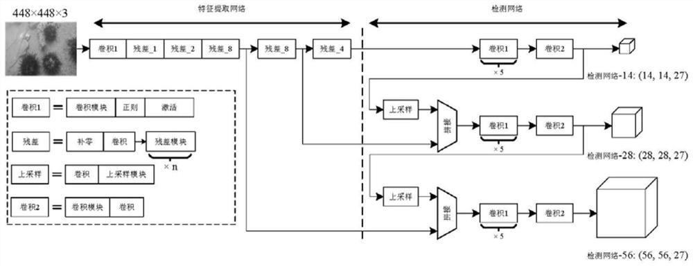 一种基于单阶段深度学习网络的海底生物识别和检测方法