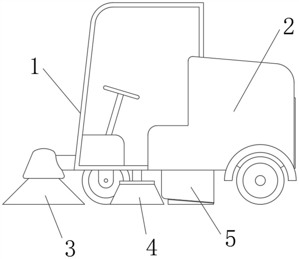 一种市政环保道路清扫车