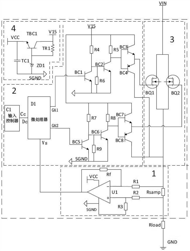 PWM软开关阻抗调节并联均流固体功率控制器