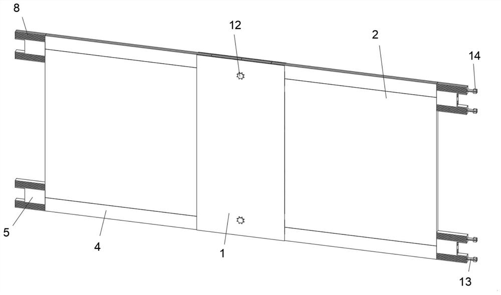 一种建筑装饰工程用保温板材无缝安装结构