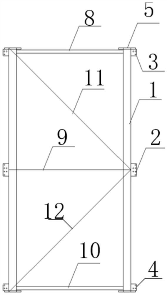 塔架标准节、可拓展塔架和竖向承载力加强塔架