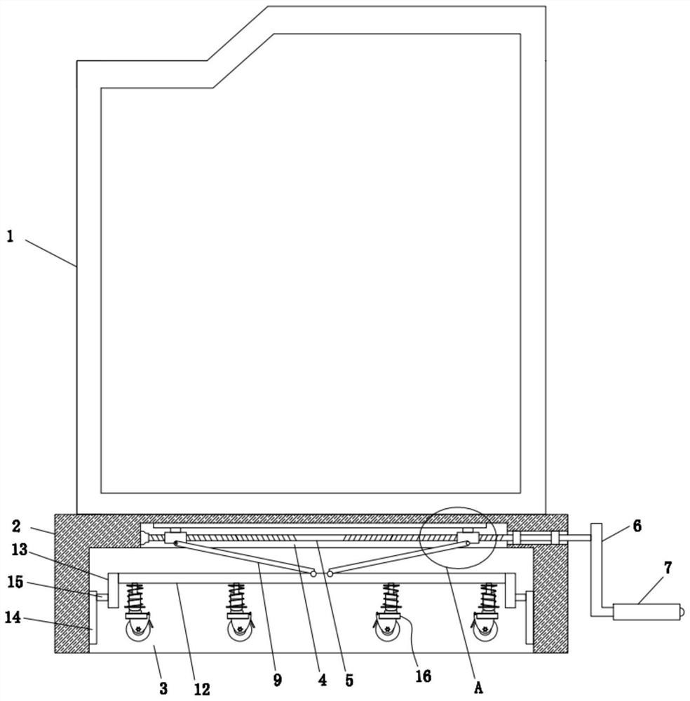 一种PCB板加工用便于移动的翻板装置