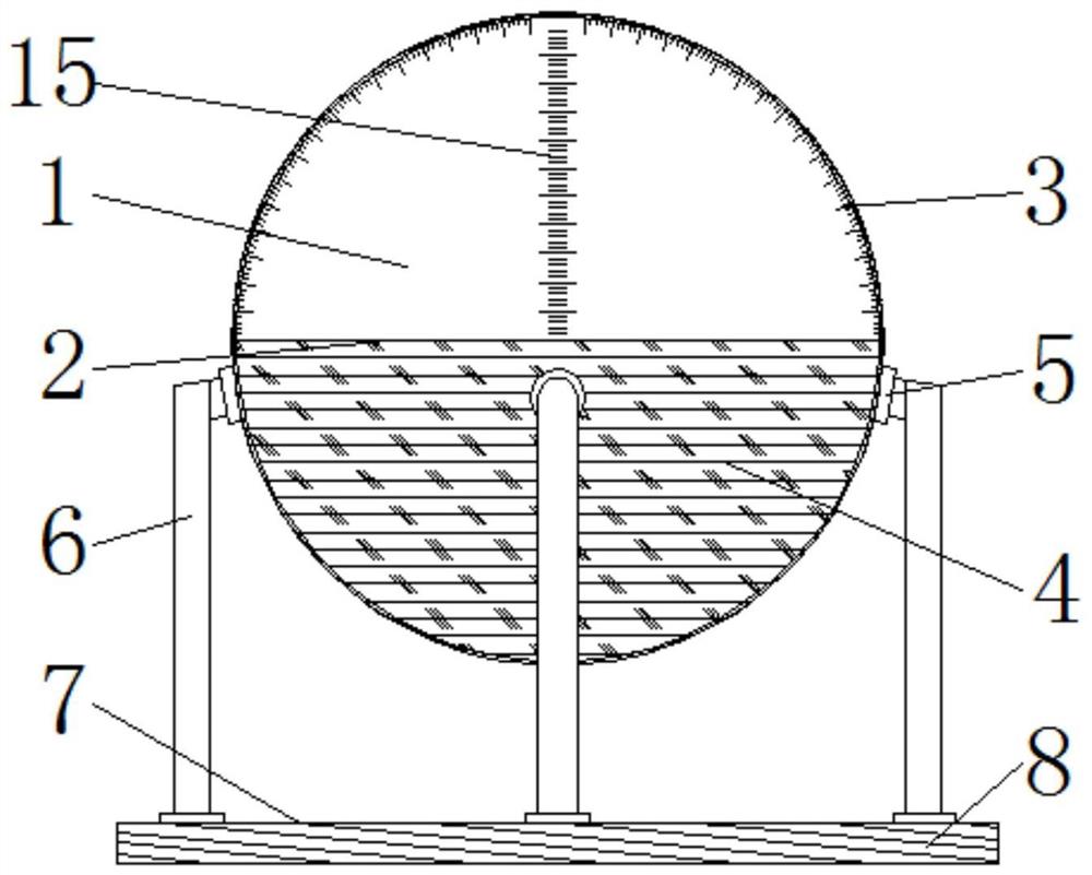 一种便于找平的建筑施工用检测桩基