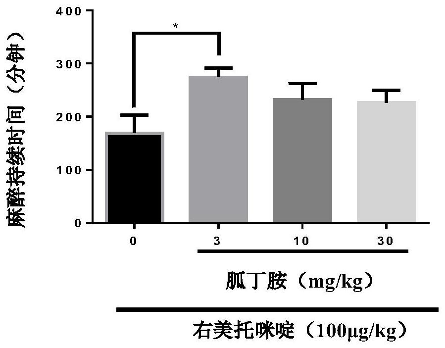 I1咪唑啉受体的激动剂在增强α2-肾上腺素受体激动剂介导的麻醉作用中的应用