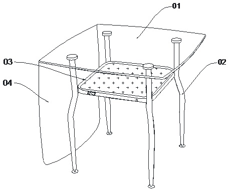 多孔碳化钼MXene/还原氧化石墨烯基取暖桌