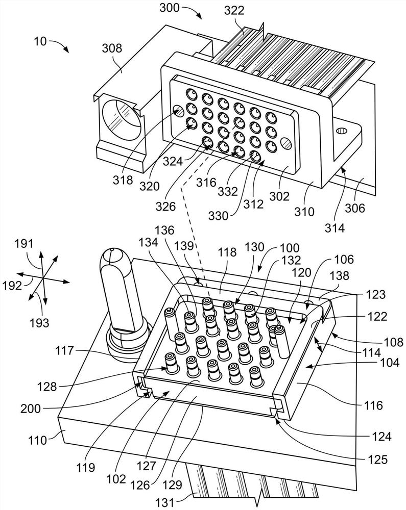 具有连接器组件的通信系统