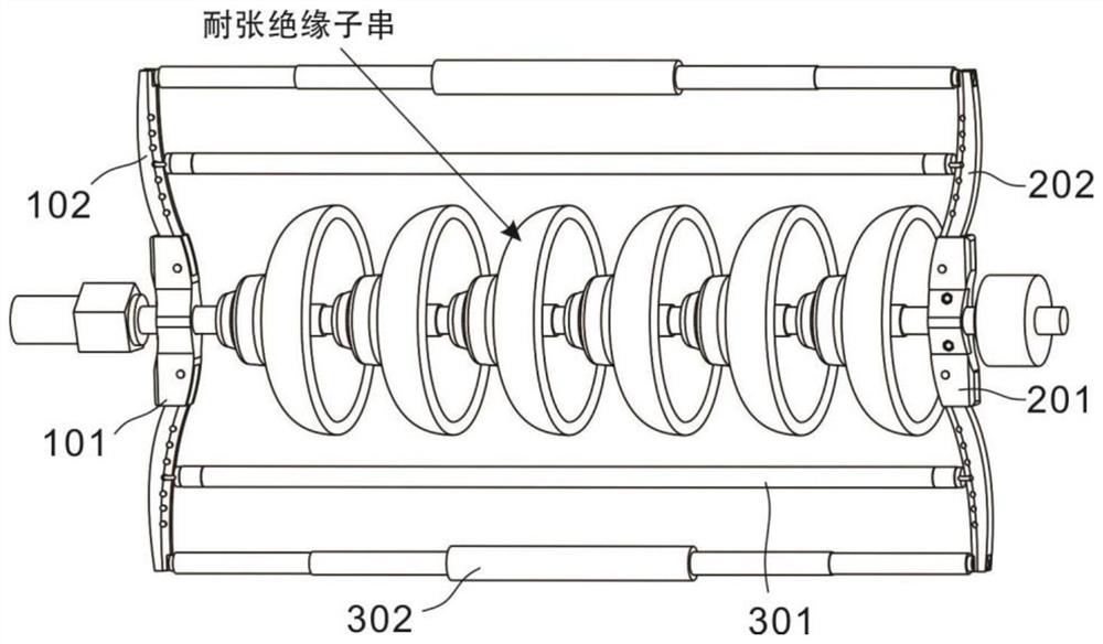 一种装配式耐张绝缘子串换装工具