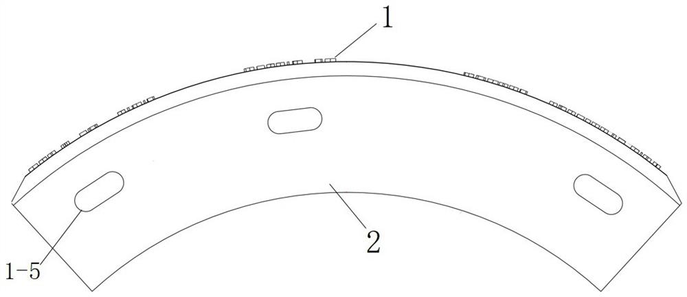 一种整体字块压印字模