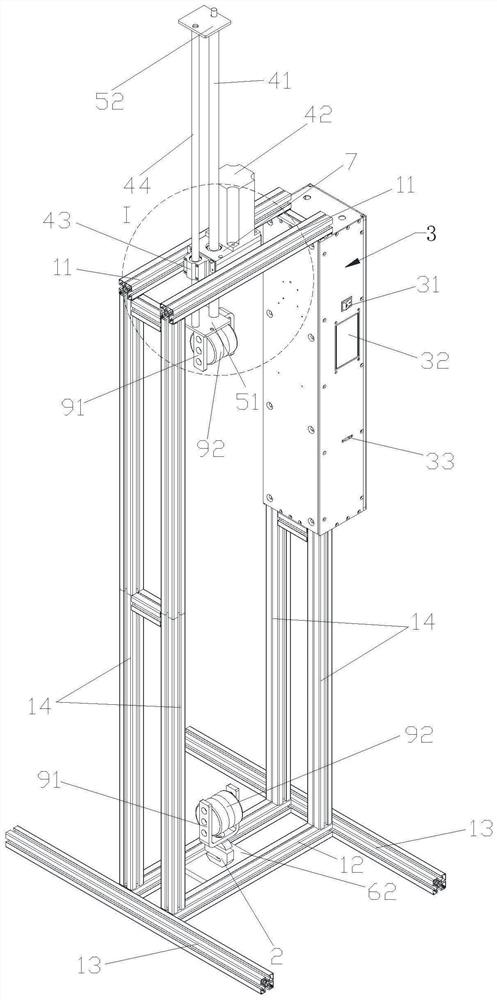 适用于电力安全工器具的力学性能试验装置