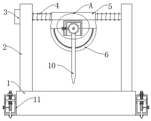 一种建筑工程施工的基坑支护用斜度测量装置