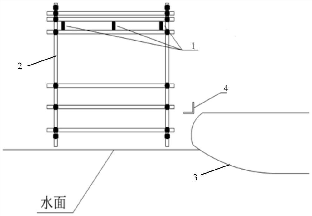 船舶浮修用悬空脚手架组件