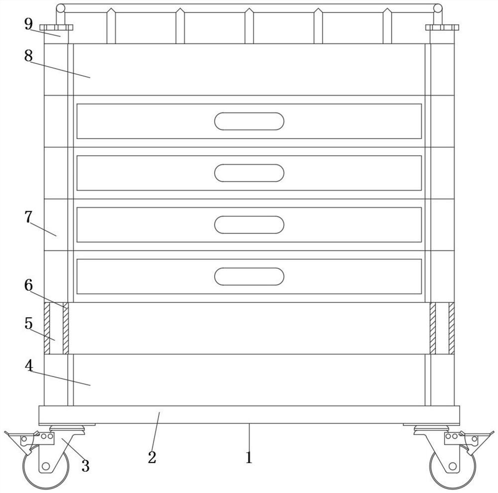 一种用于临床医药配药后的护理推车