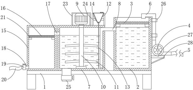 一种环保建材生产用污水处理循环利用装置