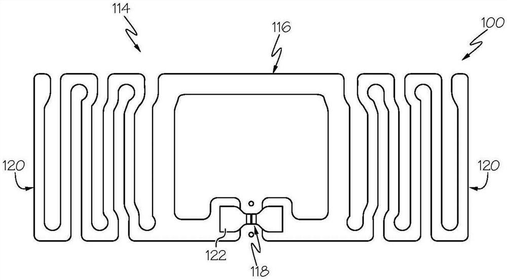 小占用面积高性能无源RFID标签