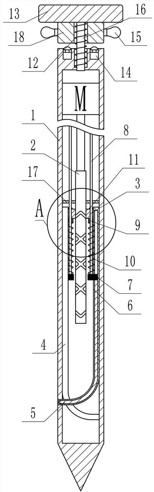 一种防洪桩桩基检测用钢钎