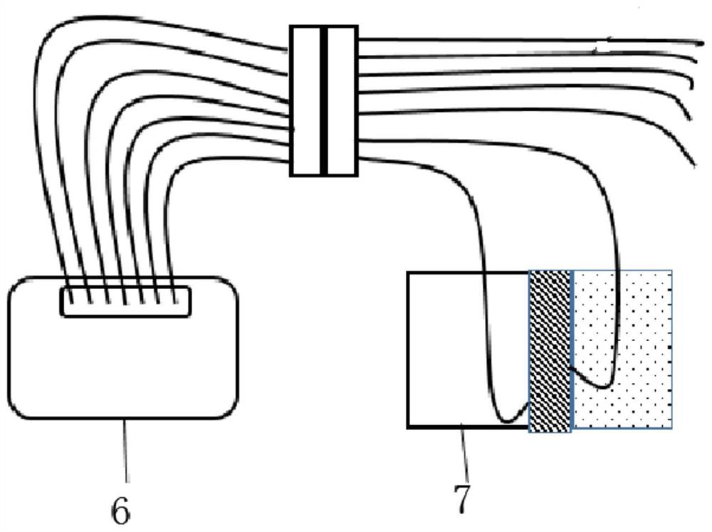 使用热缩套管固定连接的取电采集系统