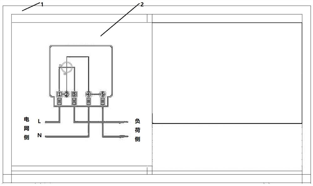 一种电能计量接线图板