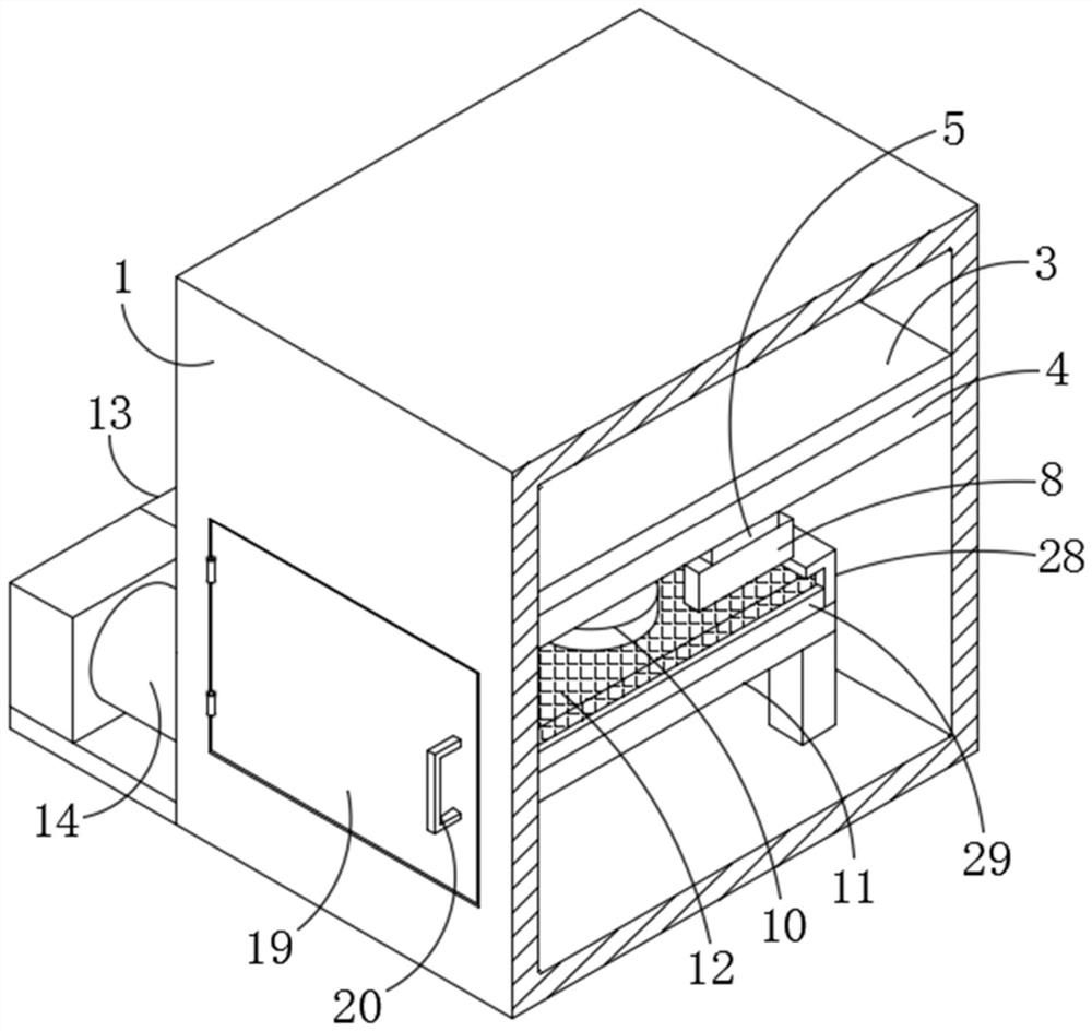 一种具有定期清灰功能的建筑用石加工打磨装置