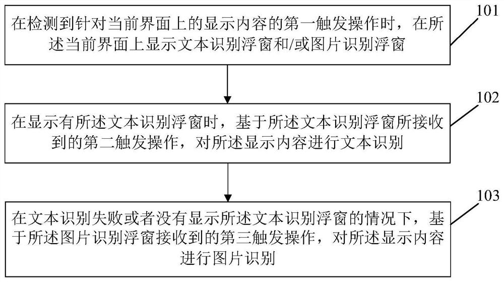 内容识别方法、装置及存储介质