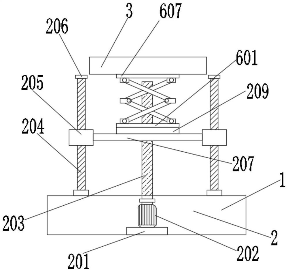 一种建筑施工用的可调节架空建筑基座