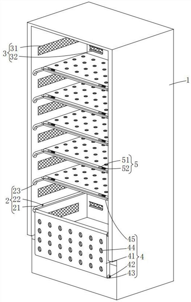 一种避免化肥受潮的化肥堆放架