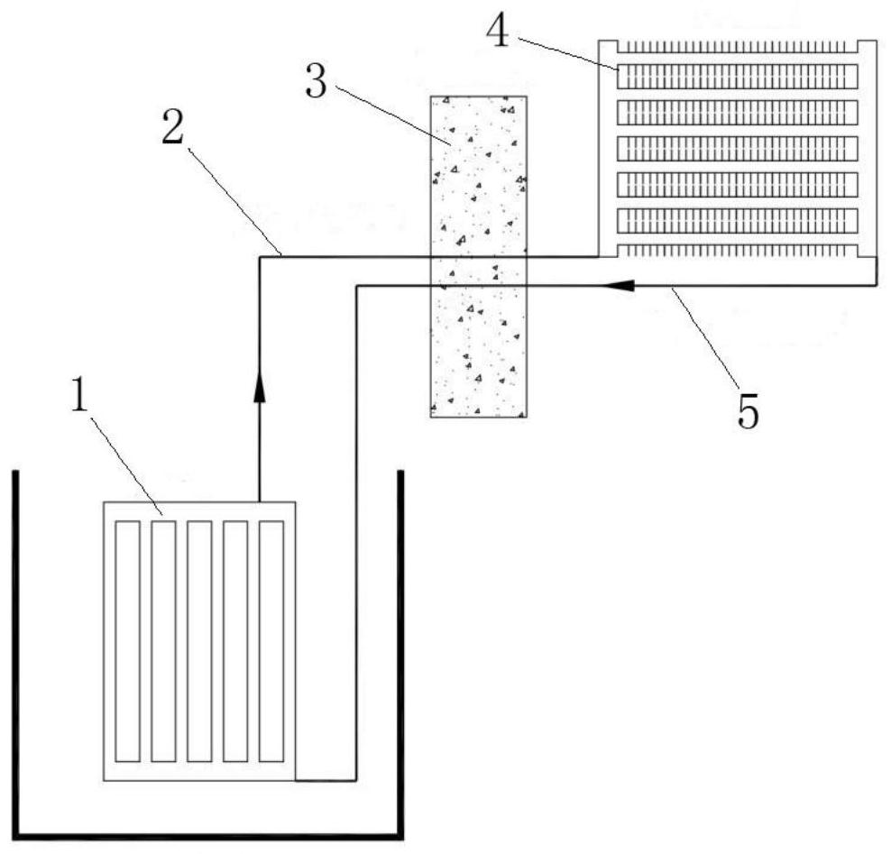 一种乏燃料水池非能动余热导出热管换热器