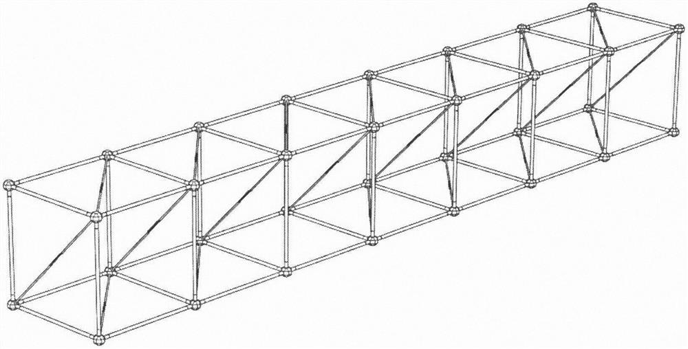 一种适于在轨组装的大型空间桁架结构