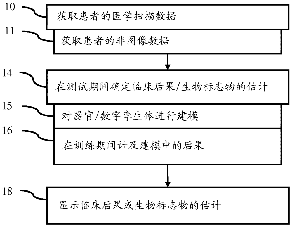 根据医学数据对预测性数字孪生体模型的数据驱动的估计