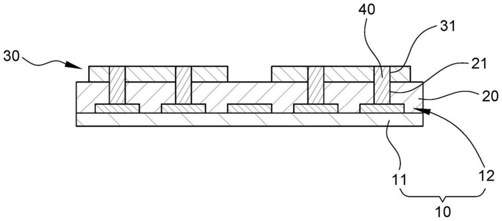 具有层间导孔的线路结构及其制法