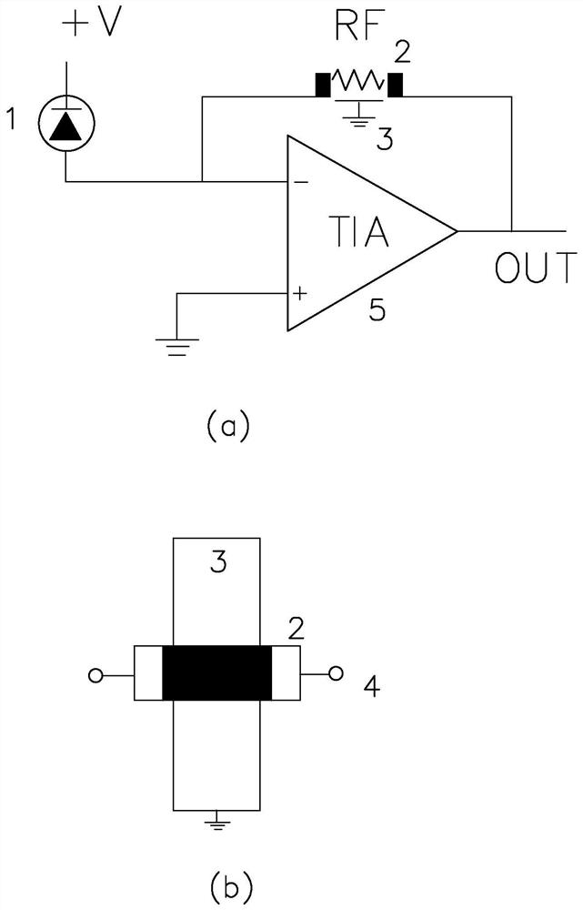 一种降低反馈电阻寄生电容提高跨阻放大器带宽的方法