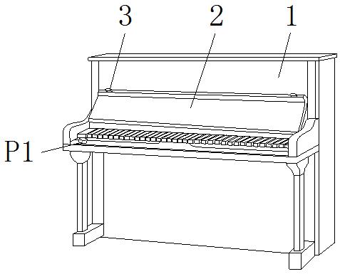 一种智能开关的电子钢琴