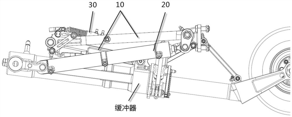 一种冗余驱动的大自折角支撑锁定展收装置